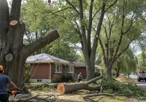 Large & Hazard Tree Removal in Kitchener