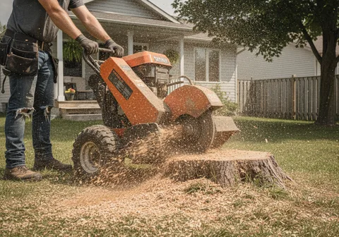 Stump Grinding in Kitchener